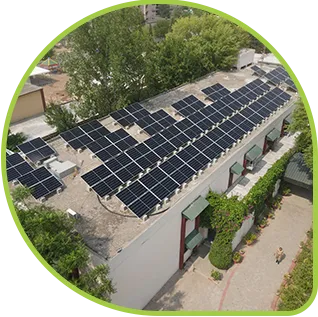 Power construction company at work