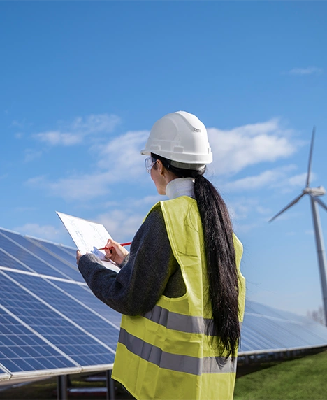 Solar energy systems for commercial clients